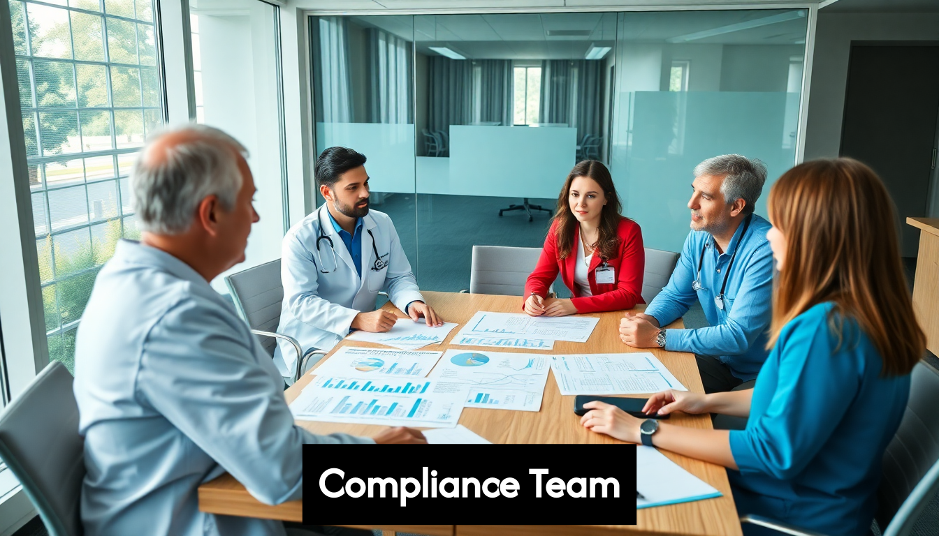 Healthcare team meeting