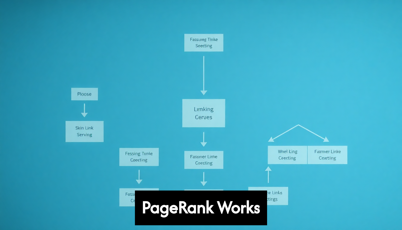 Illustration of PageRank structure