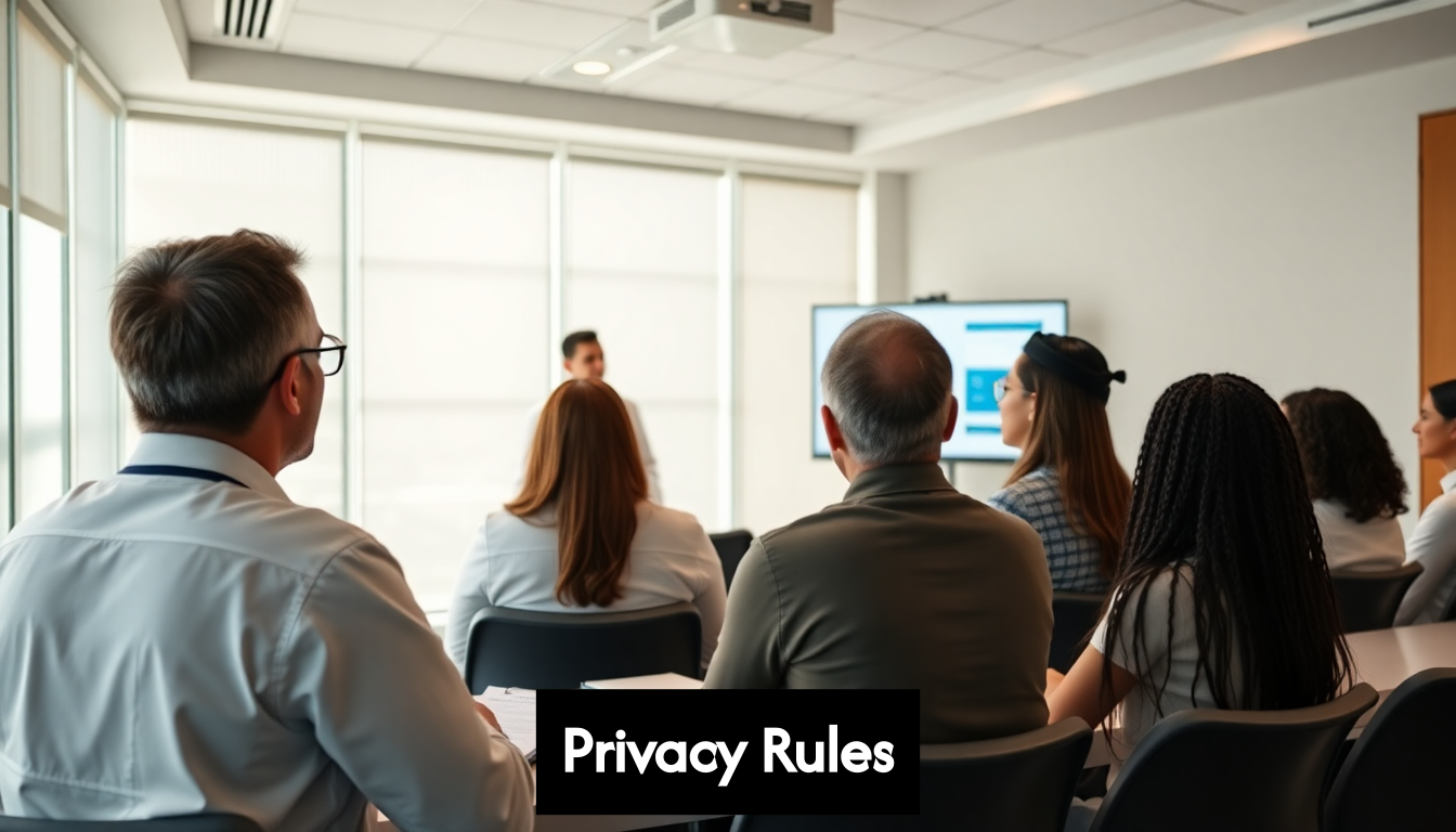 HIPAA training session in progress