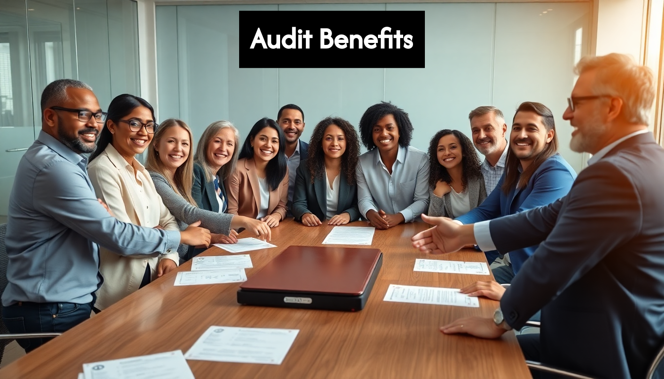 ISO audit success meeting