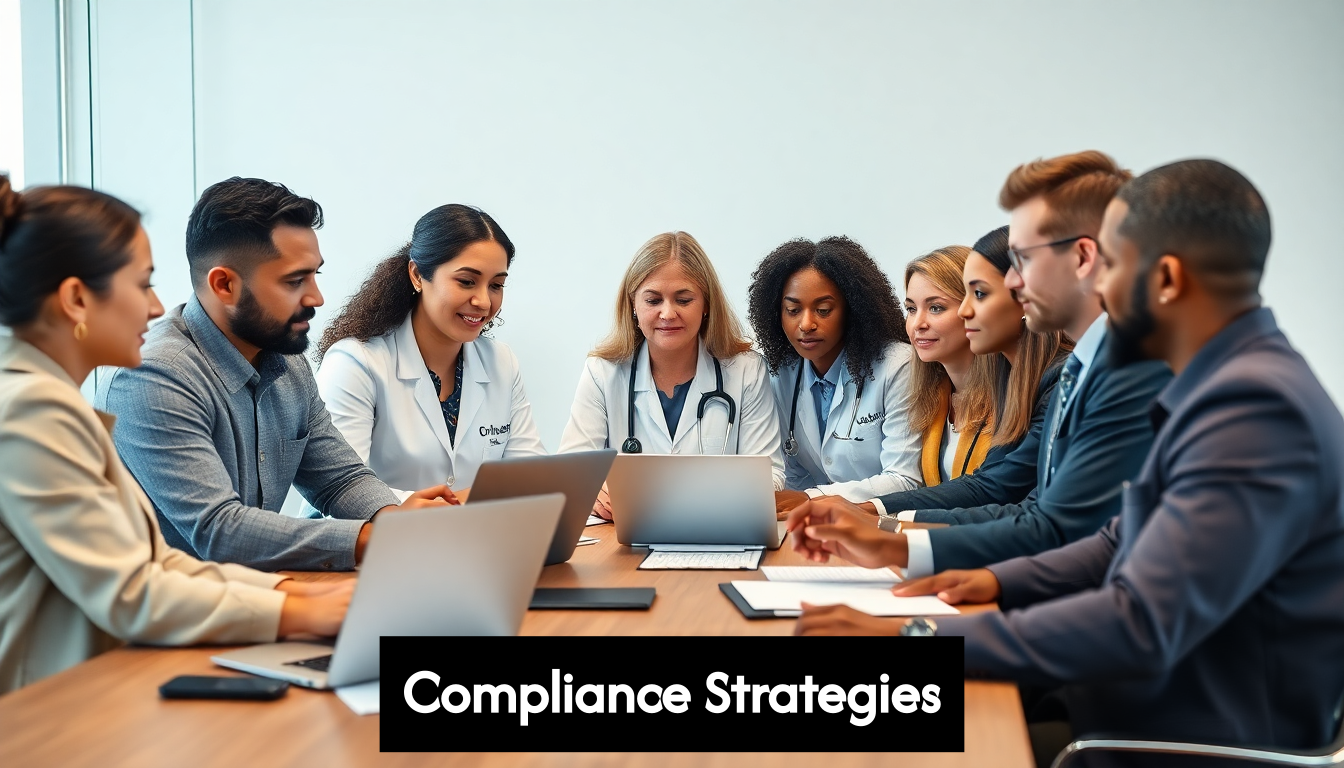 Healthcare professionals in meeting