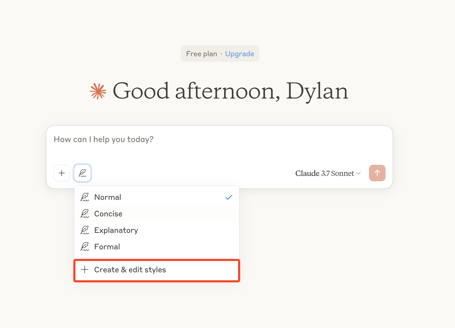 Navigate to Customize ChatGPT