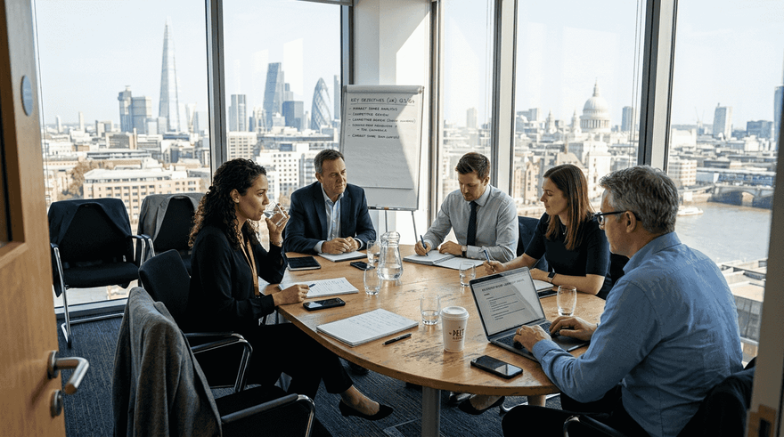 Meeting room London City: Your 2026 guide to £50bn savings