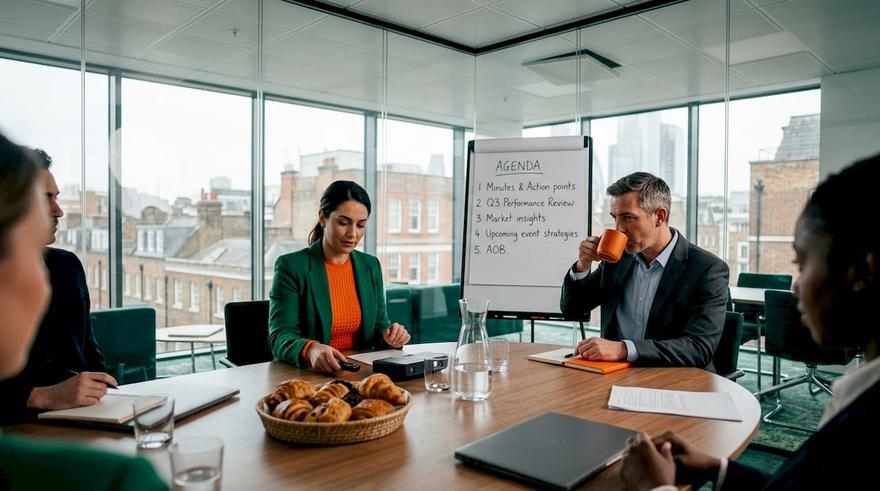 Meeting room amenities that elevate UK corporate events