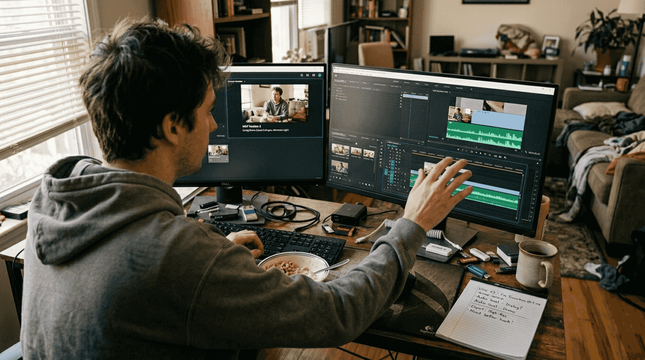 Video editor using AI tools for UGC ads