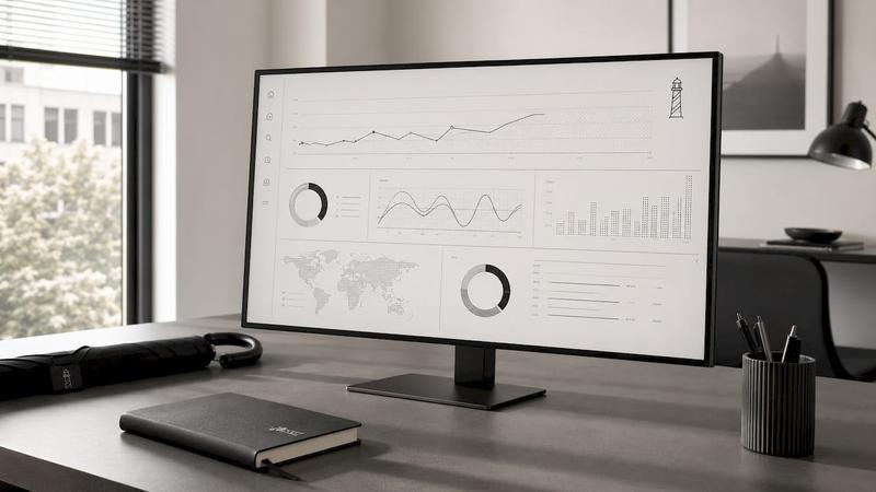 Interface d’analyse des conversions affichée sur un écran d’ordinateur