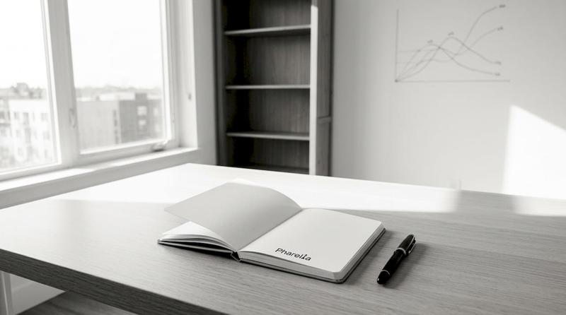 Un espace de travail épuré, équipé des outils essentiels pour le marketing digital.