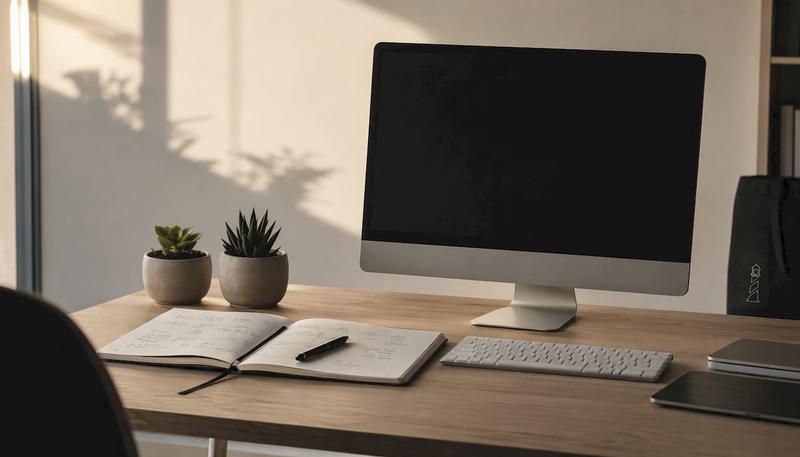 Analyse SEO d’un espace de travail épuré