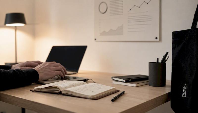 Les mains d’un spécialiste SEO en pleine action sur son clavier