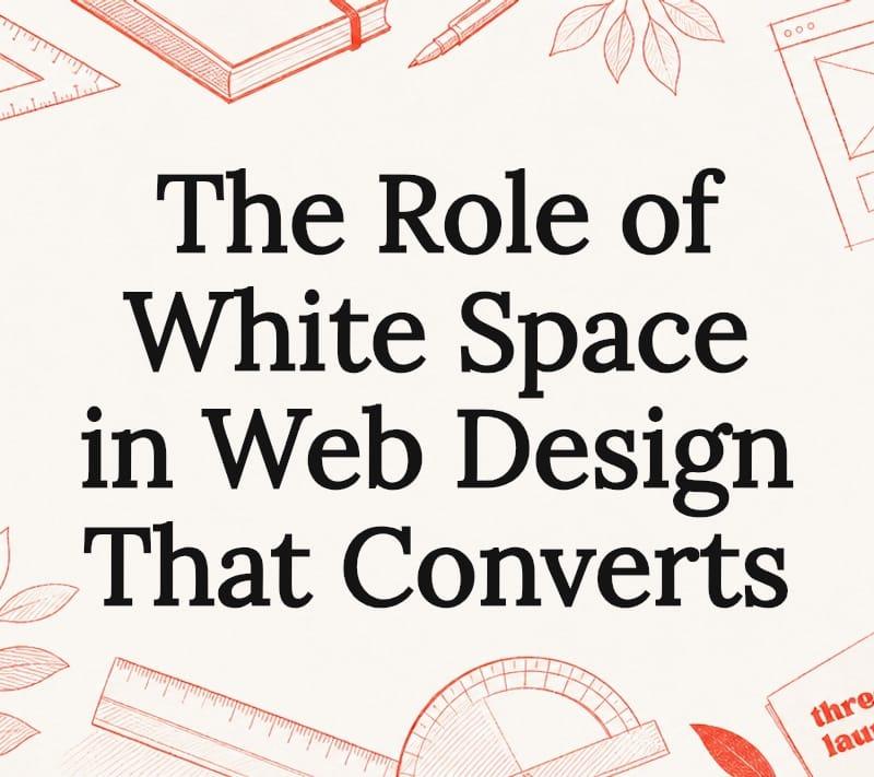 Sketch-style illustration of a clean, minimal coaching website layout using white space to highlight the call-to-action button Sketch-style illustration of a clean, minimal coaching website layout using white space to highlight the call-to-action button