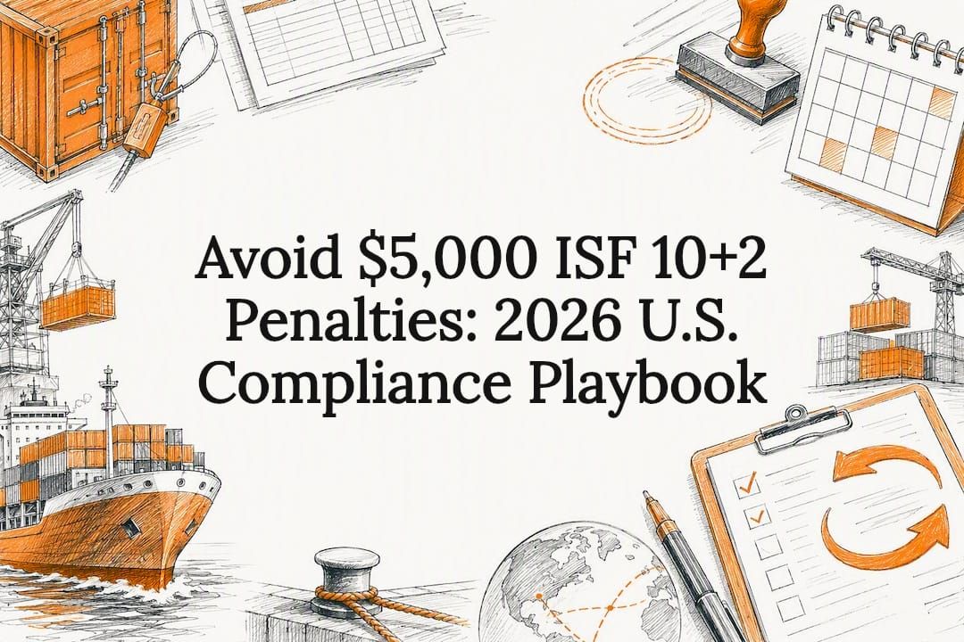 Avoid $5,000 ISF 10+2 Penalties: 2026 U.S. Compliance Playbook
