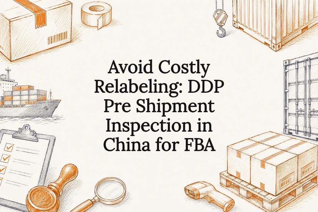 Avoid Costly Relabeling: DDP Pre Shipment Inspection in China for FBA
