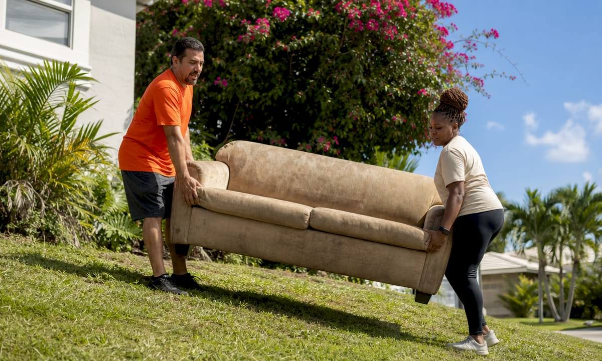 How to Get Rid of an Old Couch in Florida