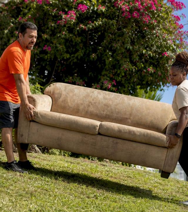 How to Get Rid of an Old Couch in Florida