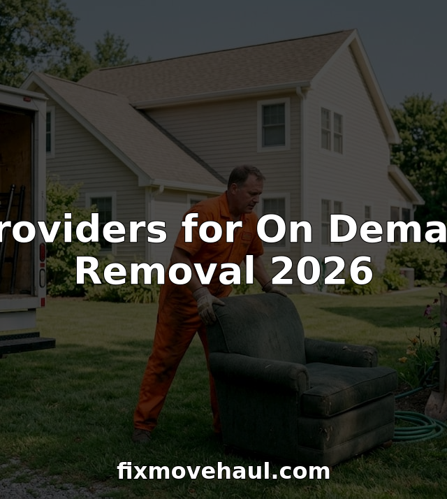 Top 5 Providers for On Demand Junk Removal 2026