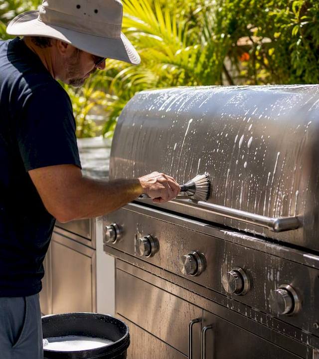Outdoor Kitchen Cleaning: DIY Steps and When to Hire a Pro