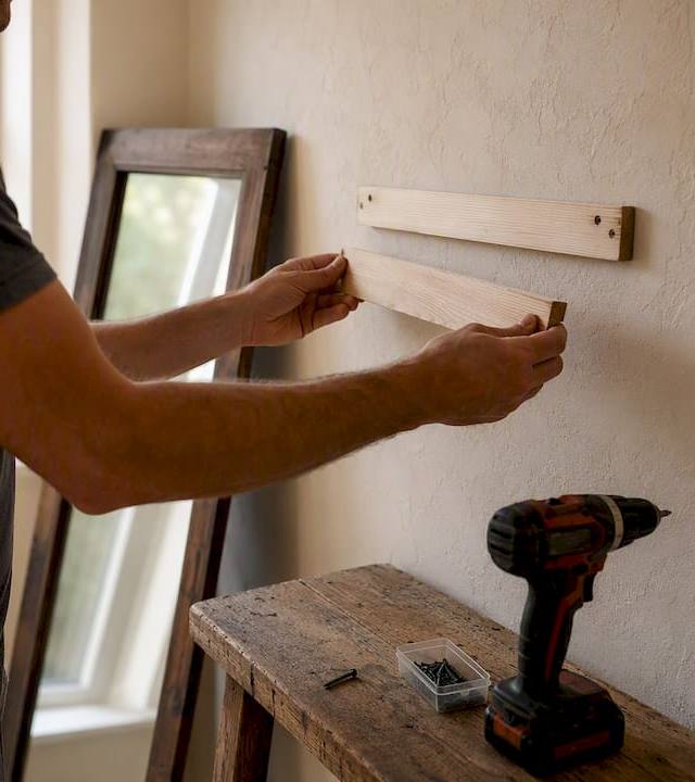 How to Hang a Heavy Mirror Safely on Any Wall