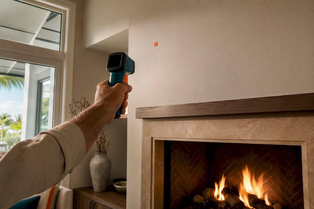30 Minute Heat Test: How Homeowners Know if TV Above Fireplace Works