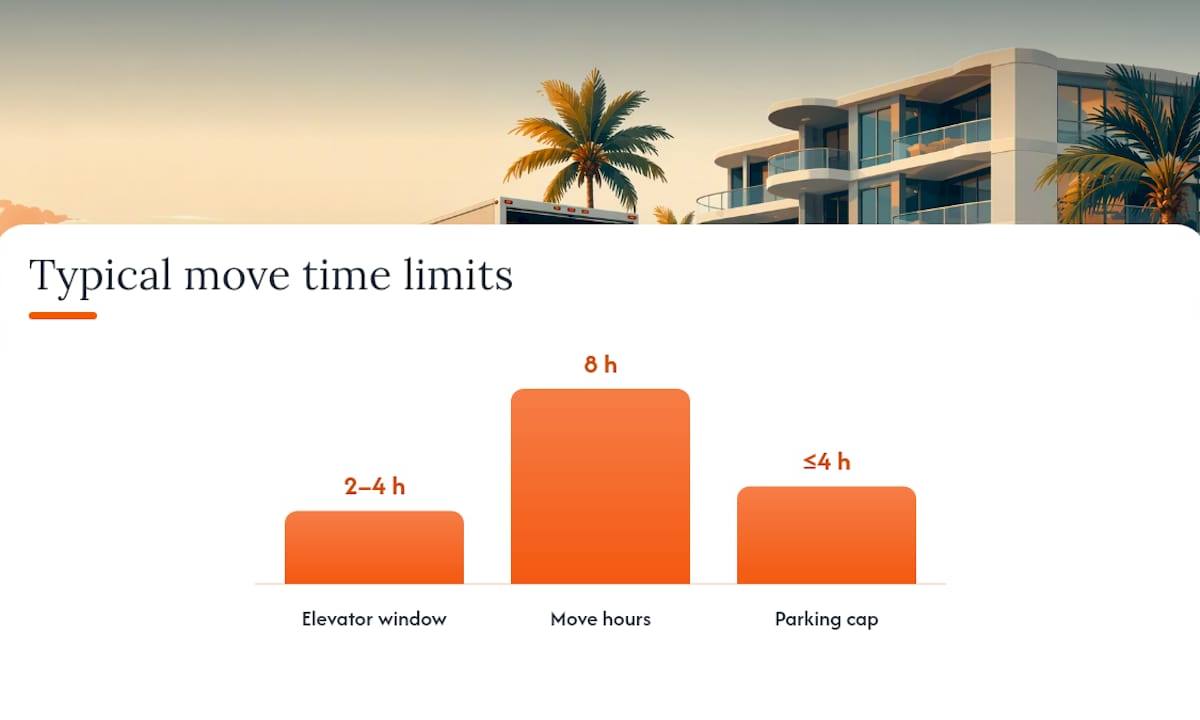 What Naples condo associations typically require for moves — overview diagram