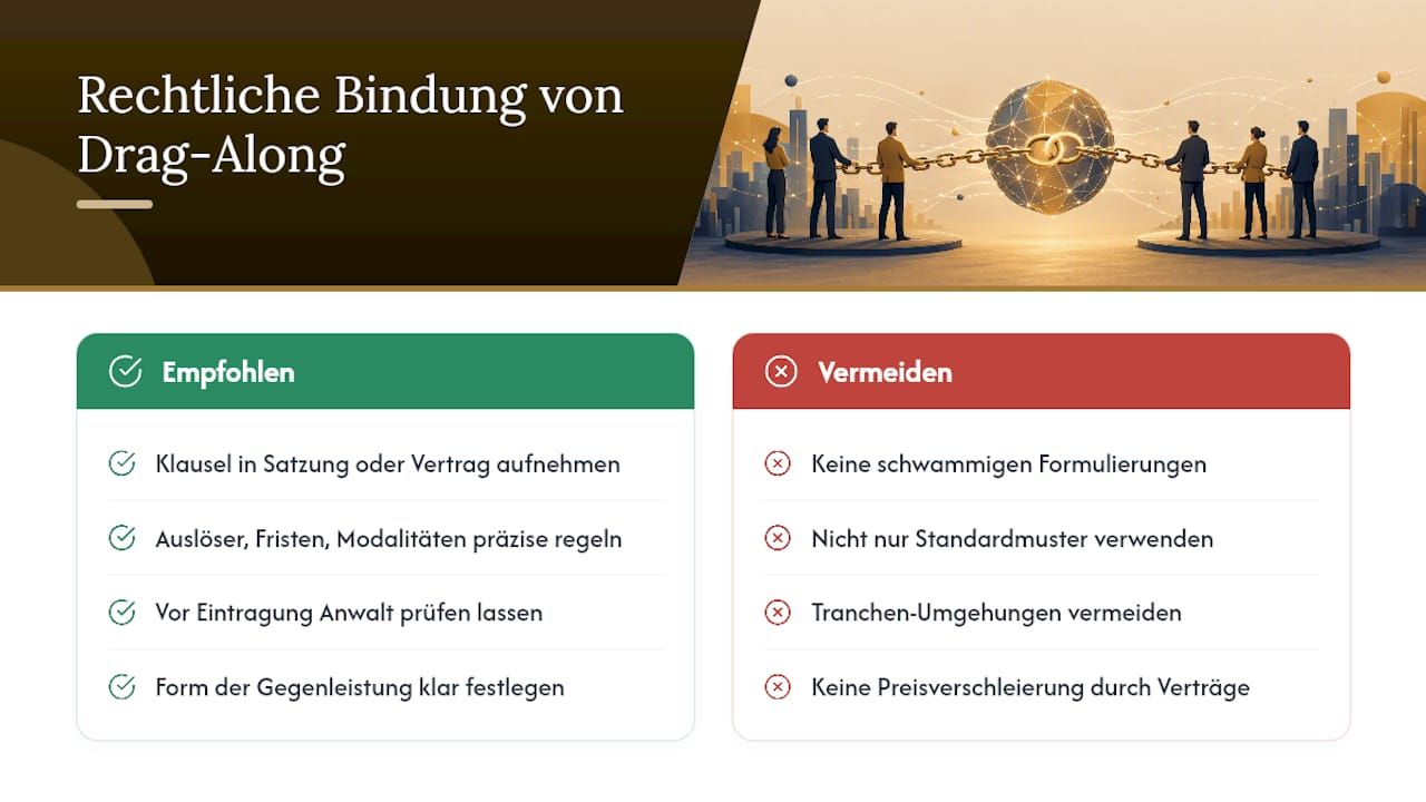 Sind Drag-Along-Klauseln in Deutschland rechtlich verbindlich? — overview diagram
