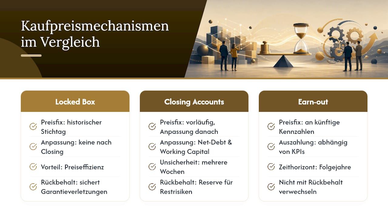 Übersicht der verschiedenen Kaufpreisgestaltungsmodelle