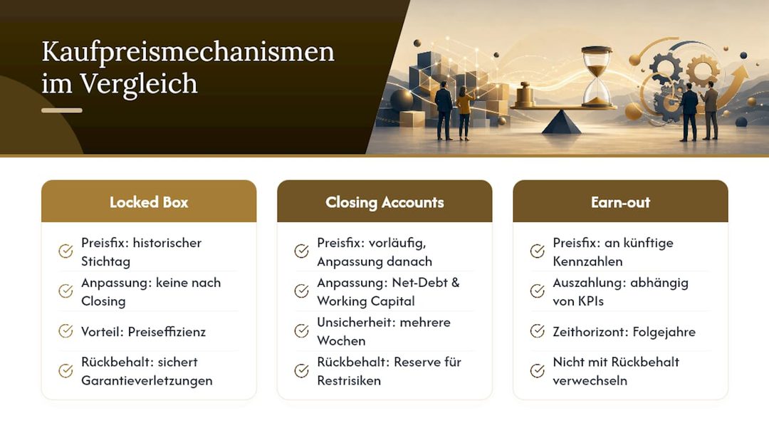 Übersicht der verschiedenen Kaufpreisgestaltungsmodelle